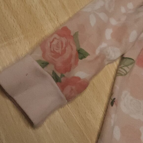 Modern Moments Infant Girl's Pink Floral One Piece Outfit 12 Months - Picture 5 of 5